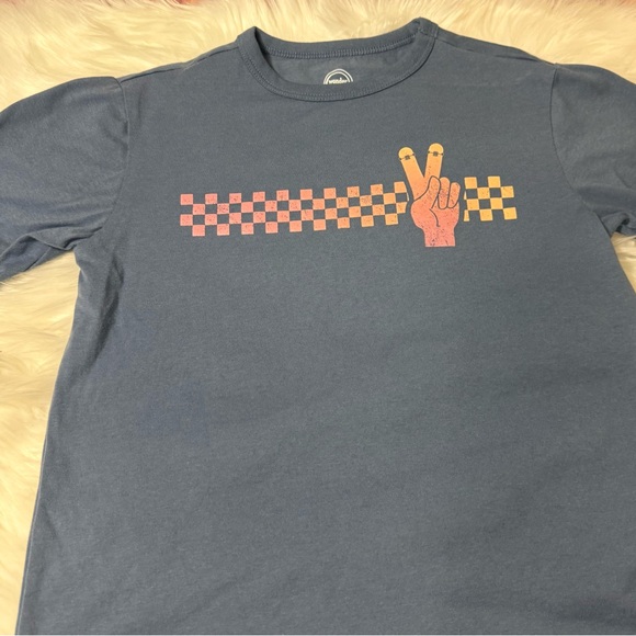 Wonder Nation Blue Graphic Short Sleeve Shirt - Boys Size Small (6-7) - Picture 4 of 13